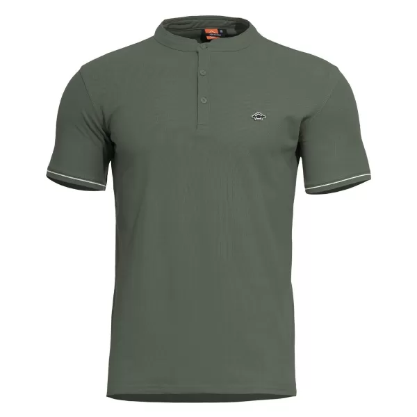  majica PENTAGON LEVANTES HENLEY T-SHIRT STRIPES K09025 KAMUFLAŽNO ZELENA 