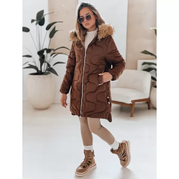  Ženska jakna DSTREET TY4936 SMEĐI 