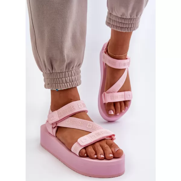  Ženske sandale s platformom BIG STAR NN274A041 PINK Big Star Shoes 
