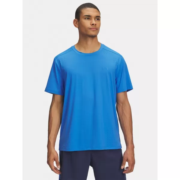  Muška majica kratkih rukava UNDER ARMOUR UA LAUNCH ELITE SHORTSLEEVE 1389802-402 PLAVA 