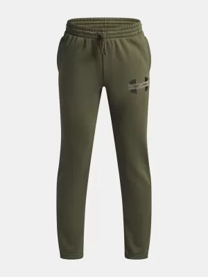 Trenirke za dječake UNDER ARMOUR UA RIVAL FLC CBLCK GRPHC JGR 6004995-390 ZELENA