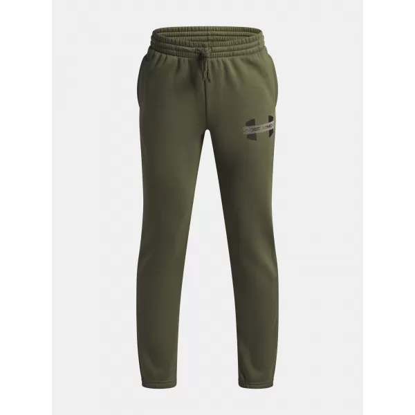  Trenirke za dječake UNDER ARMOUR UA RIVAL FLC CBLCK GRPHC JGR 6004995-390 ZELENA 