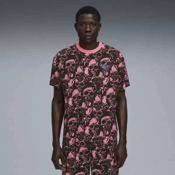  Košulja PUMA WORLD TOUR-NAMENT AOP TEE 63235601 SUNCE UDARIO/AOP 