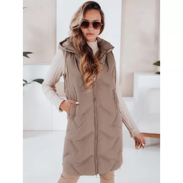  Ženska jakna DSTREET TY5098 KARAMELA 