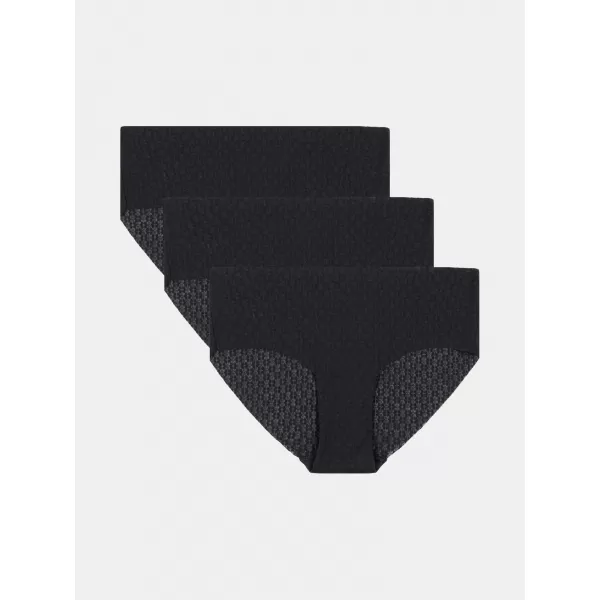  Ženske gaćice UNDER ARMOUR UA PURE STRETCH MESH (3KS) 1390413-001 CRNA 