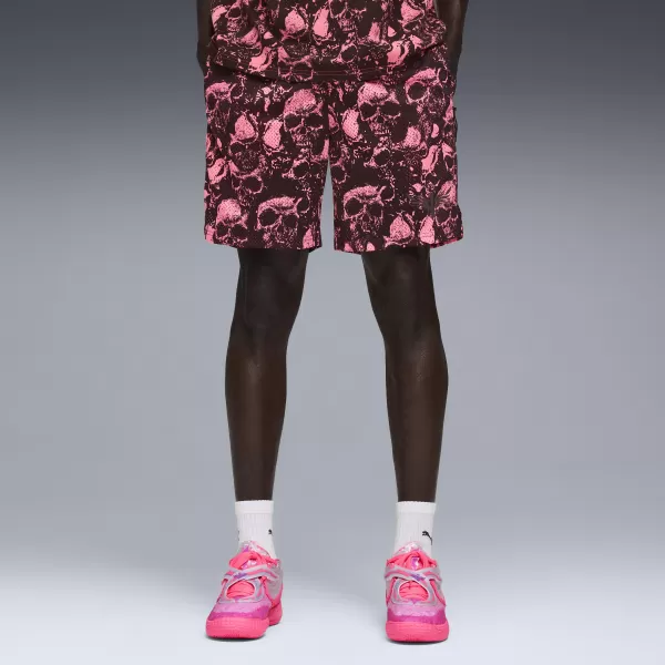  Kratke hlače PUMA MELO WORLD TOUR AOP 7" SHORT 63242901 SUNCE UDARIO/AOP 