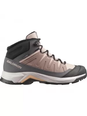 Ženske cipele SALOMON X-ADVENTURE COLDRUSH WATERPROOF W ETHEREA/ŽELJEZO/MAHAGONI RUŽA