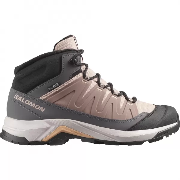  Ženske cipele SALOMON X-ADVENTURE COLDRUSH WATERPROOF W ETHEREA/ŽELJEZO/MAHAGONI RUŽA 