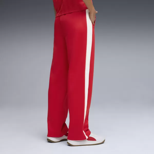  Ženske trenirke PUMA T7 ALWAYS ON STRAIGHT TRACK PANTS OP 62979711 ZA SVA VREMENA CRVENA 