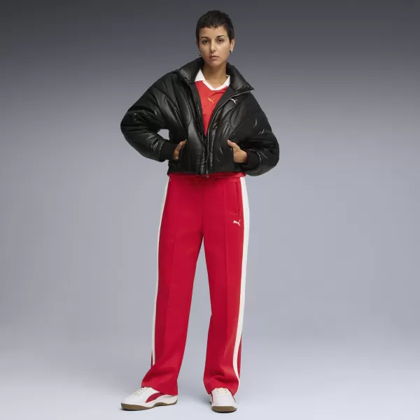  Ženske trenirke PUMA T7 ALWAYS ON STRAIGHT TRACK PANTS OP 62979711 ZA SVA VREMENA CRVENA 