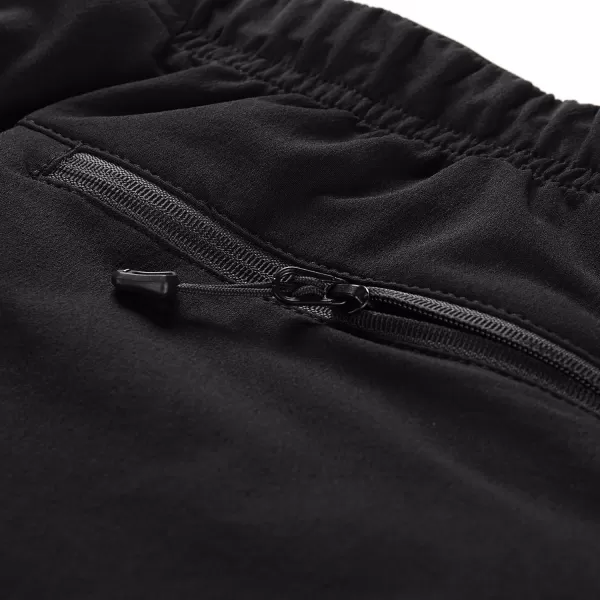  Muške softshell hlače ALPINE PRO HURF 2 CRNI 