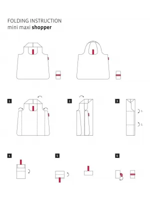 torba REISENTHEL MINI MAXI SHOPPER CRNA