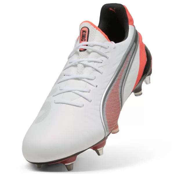  Muške nogometne čizme PUMA KING ULTIMATE MXSG 10881701 PUMA WHITE/PUMA SILVER 