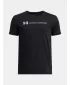 Majica za dječake UNDER ARMOUR UA B LOGO WORDMARK SS 1389963-001 CRNA