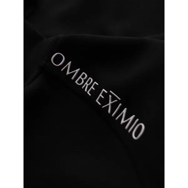  Muška dukserica OMBRE OM-SSZP-0216 CRNI 