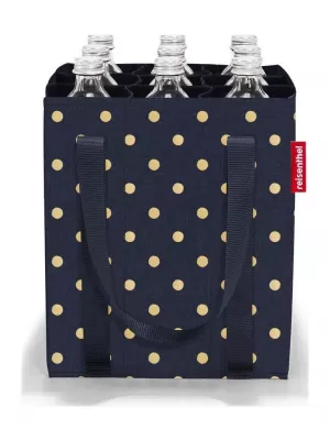 torba REISENTHEL BOTTLEBAG METALIK TOČKICE PLAVE