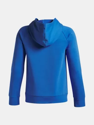 Trenirka za dječake UNDER ARMOUR UA RIVAL FLEECE BL HOODIE 1379791-402 PLAVA