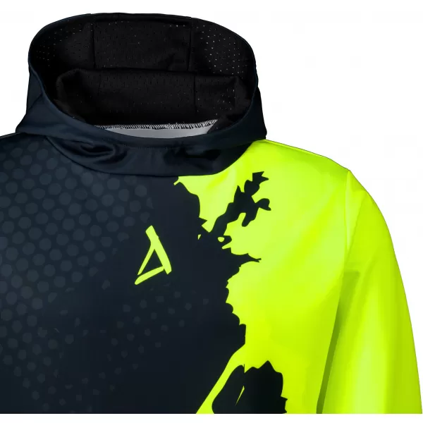  Muška premium funkcionalna majica ALTISPORT VOJ/ALM112MI01 CRNO-FLUO ŽUTA 