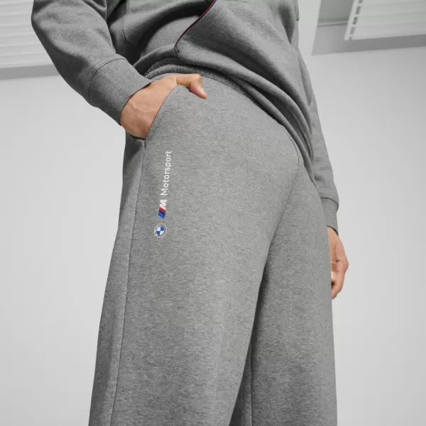  Muški tragovi PUMA BMW MMS ESS+ PANTS FLEECE 62749903 SREDNJE SIVO ODVJETNIK 