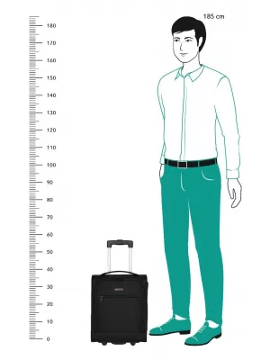 Kofer TRAVELITE CABIN 2W UNDERSEATER CRNA