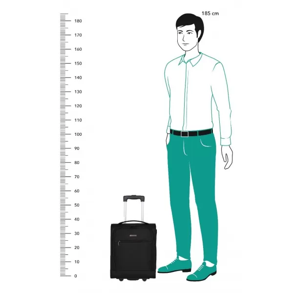  Kofer TRAVELITE CABIN 2W UNDERSEATER CRNA 