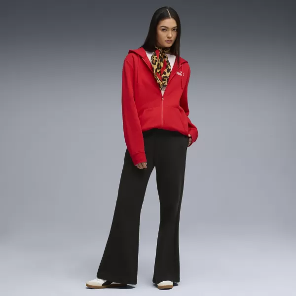  Dame PUMA HER COMFORT HIGH-WAIST STRAIGHT PANTS FL OP 63301001 PUMA CRNA 