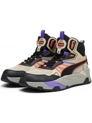 Čizme PUMA TRINITY MID HYBRID 39232703 GRANOLA/CRNI/VATRENI KORALJ