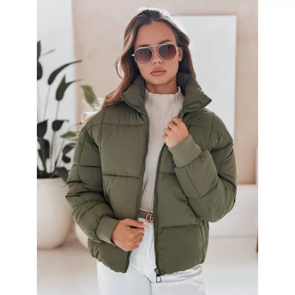  Ženska jakna DSTREET TY4946 ZELENA 
