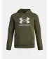 Trenirka za dječake UNDER ARMOUR UA RIVAL FLEECE BL HOODIE 1379791-390 ZELENA