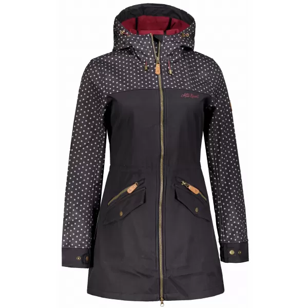  Ženska softshell jakna ALTISPORT GEMEE CRNA 