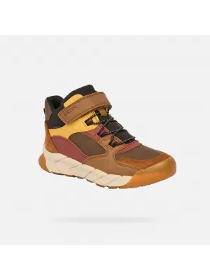 Gležnjače za dječake GEOX FLEXYPER PRO BOY B J56NBA0ME22C6FN6 SMEĐA
