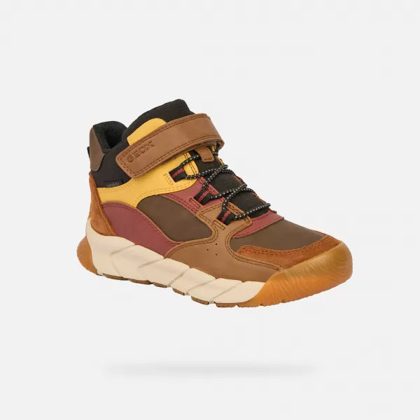  Gležnjače za dječake GEOX FLEXYPER PRO BOY B J56NBA0ME22C6FN6 SMEĐA 