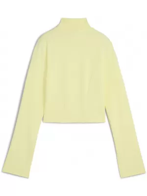 Ženska jakna PUMA DARE TO SLIM CROPPED TRACK JACKET 63214635 ZLATNI MJESEC