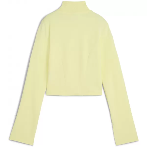  Ženska jakna PUMA DARE TO SLIM CROPPED TRACK JACKET 63214635 ZLATNI MJESEC 