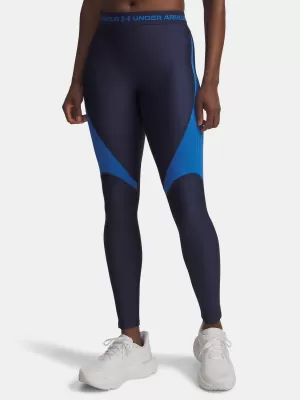 Ženske tajice UNDER ARMOUR UA HG RIB LEGGING 6003983-403 PLAVA