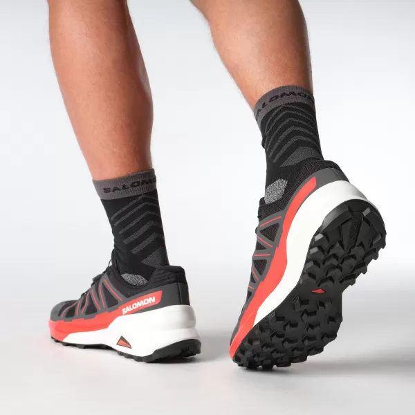  Muške cipele SALOMON SPEEDCROSS PEAK CRNO/ASFALT/VATRENO CRVENO 