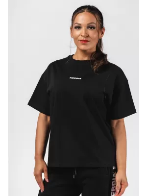 Oversized majica RESET 491 BLACK Nebbia