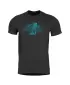 majica PENTAGON WIREFRAME T-SHIRT K09056 CRNA