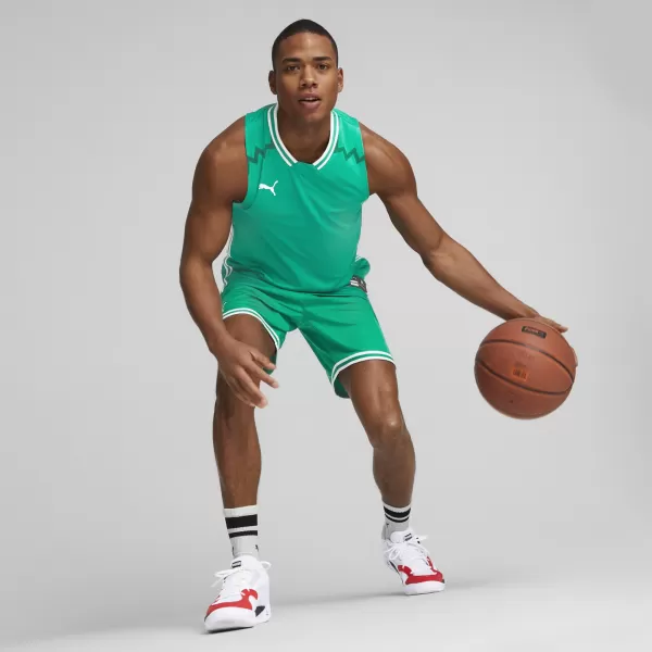  Muški dres PUMA HOOPS TEAM GAME JERSEY 67662806 PAPAR 