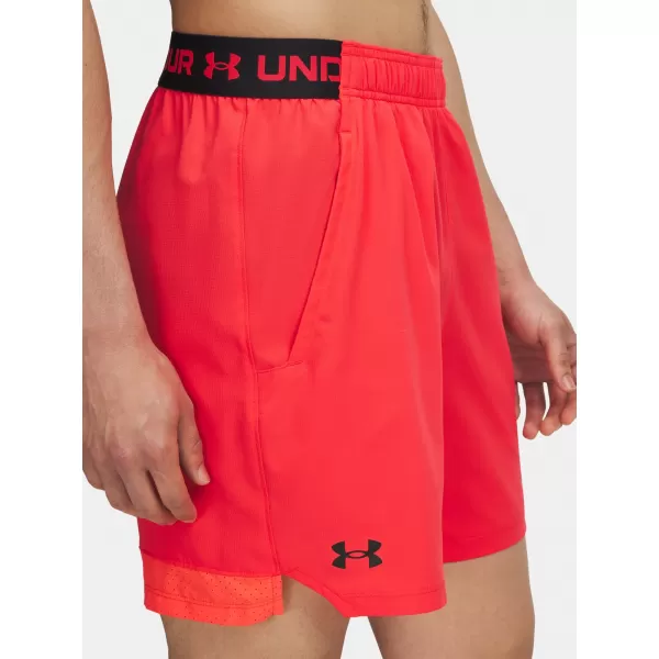  Muške kratke hlače UNDER ARMOUR UA VANISH WOVEN 6IN SHORTS CRVENA 