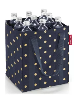 torba REISENTHEL BOTTLEBAG METALIK TOČKICE PLAVE