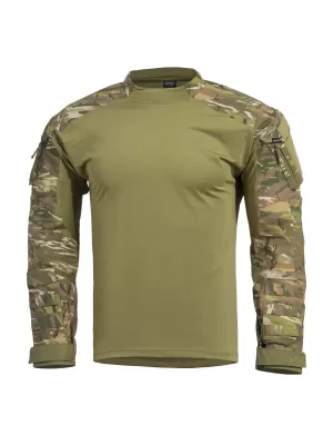 majica PENTAGON WOLF COMBAT SHIRT CAMO K02025 TRAVNIK