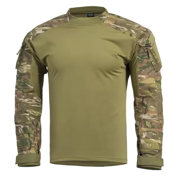  majica PENTAGON WOLF COMBAT SHIRT CAMO K02025 TRAVNIK 