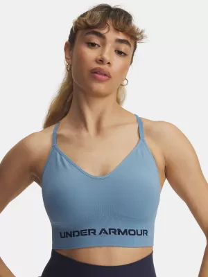 Ženski grudnjak UNDER ARMOUR VANISH SEAMLESS LOW BRA 1384417-418 PLAVA