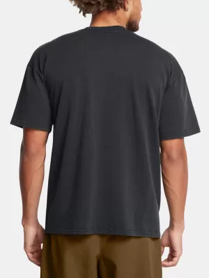 Muška majica kratkih rukava UNDER ARMOUR UA M HW OS LOGO WASH SS 1389147-001 CRNA