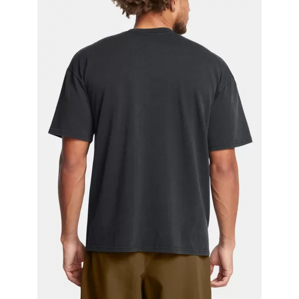  Muška majica kratkih rukava UNDER ARMOUR UA M HW OS LOGO WASH SS 1389147-001 CRNA 