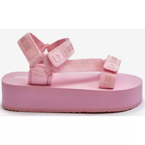  Ženske sandale s platformom BIG STAR NN274A041 PINK Big Star Shoes 