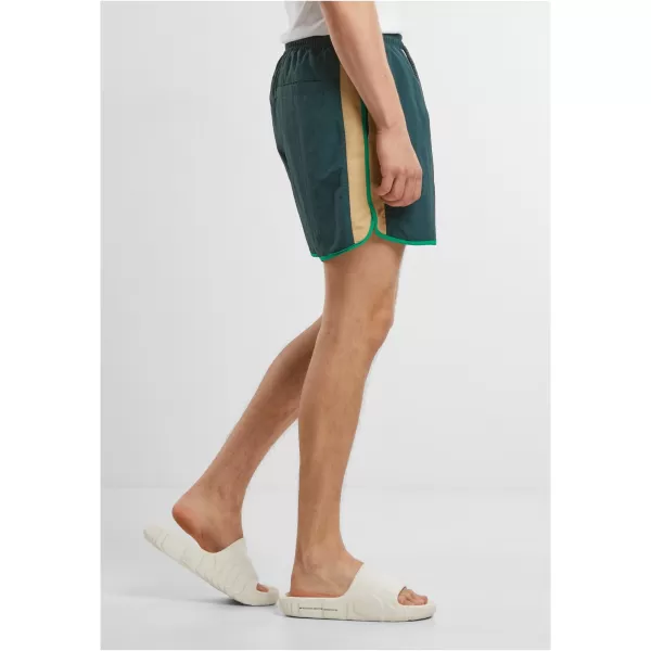  Muške kratke hlače za plivanje URBAN CLASSICS TB7348 TAMNOZELENE BOJE 