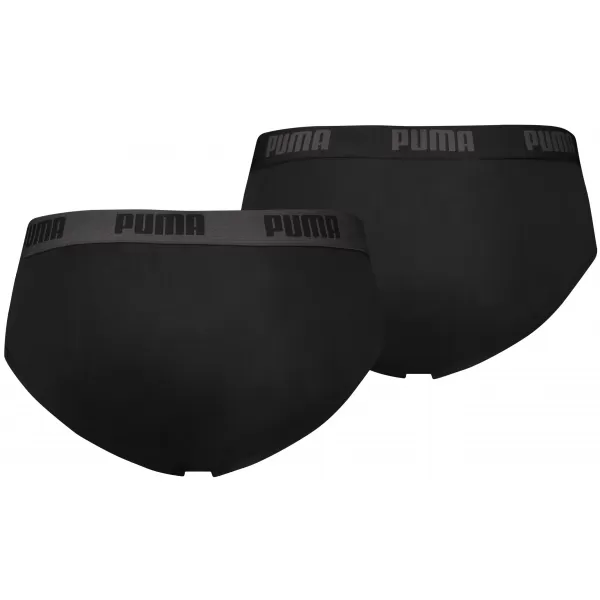  Muški gaćice PUMA BASIC BRIEF 2P 88910006 CRNO/CRNO 