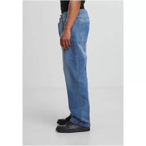  Muške traperice URBAN CLASSICS TB7605 SREDNJE TAMNOPLAVO ISPRANO 
